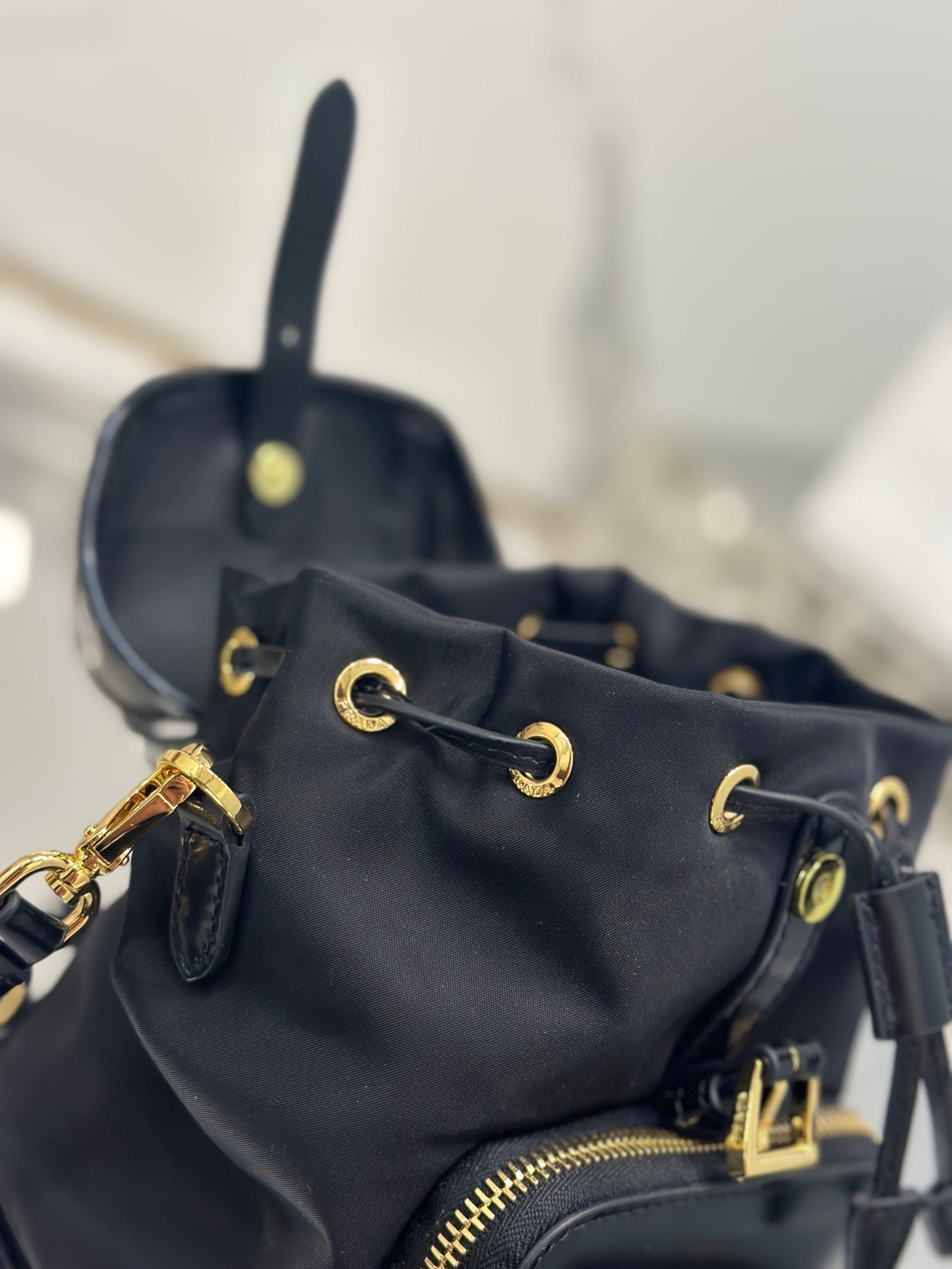 ＰＲＤＡ SMALL RE-NYLON BACKPACK