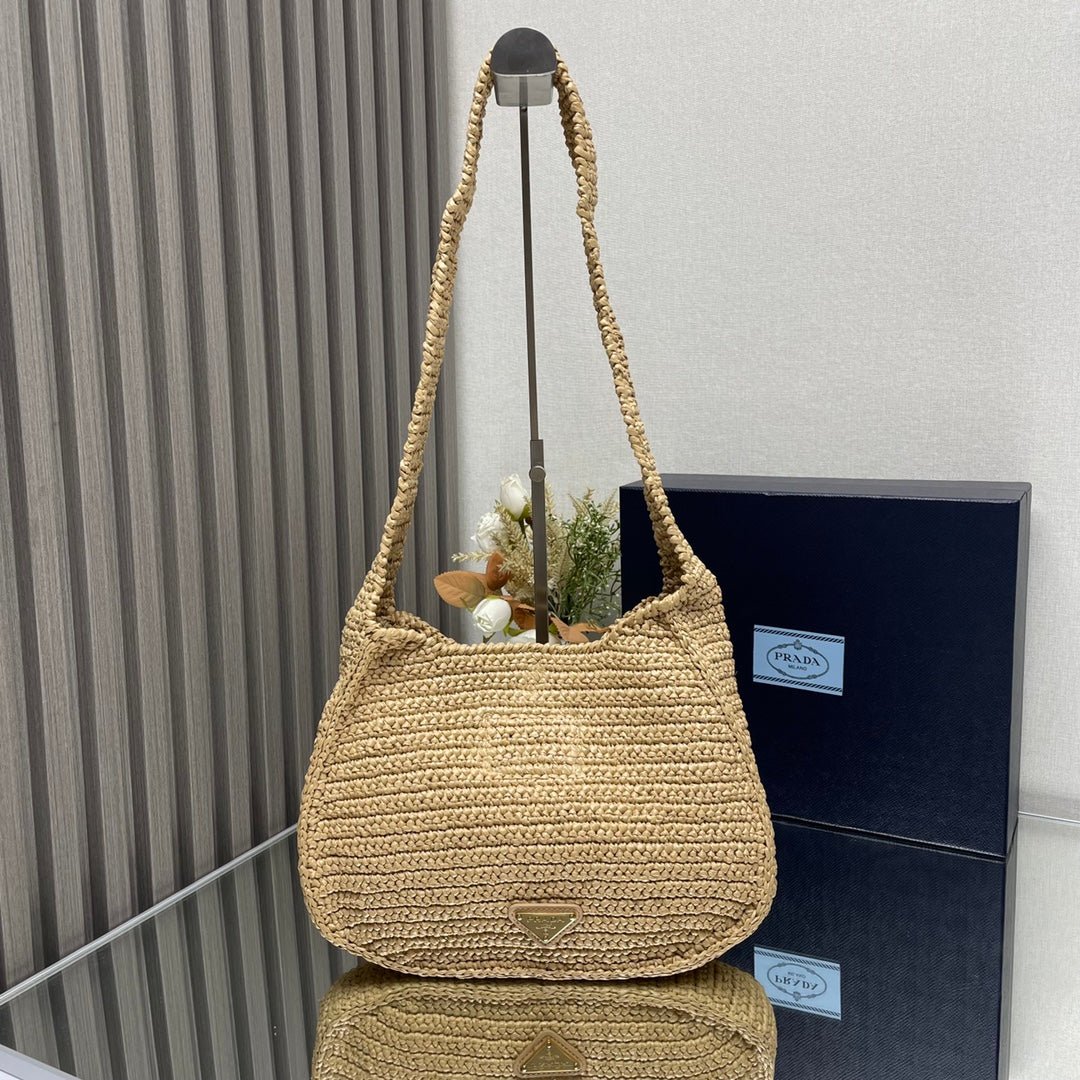ＰＲＤＡ RAFFIA SHOULDER BAG