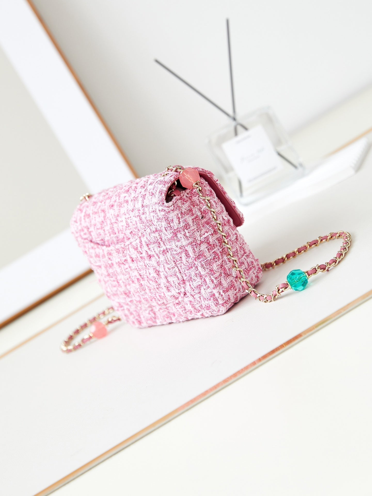 ＣＨＮＥＬTWEED CROSSBODY BAG PINK