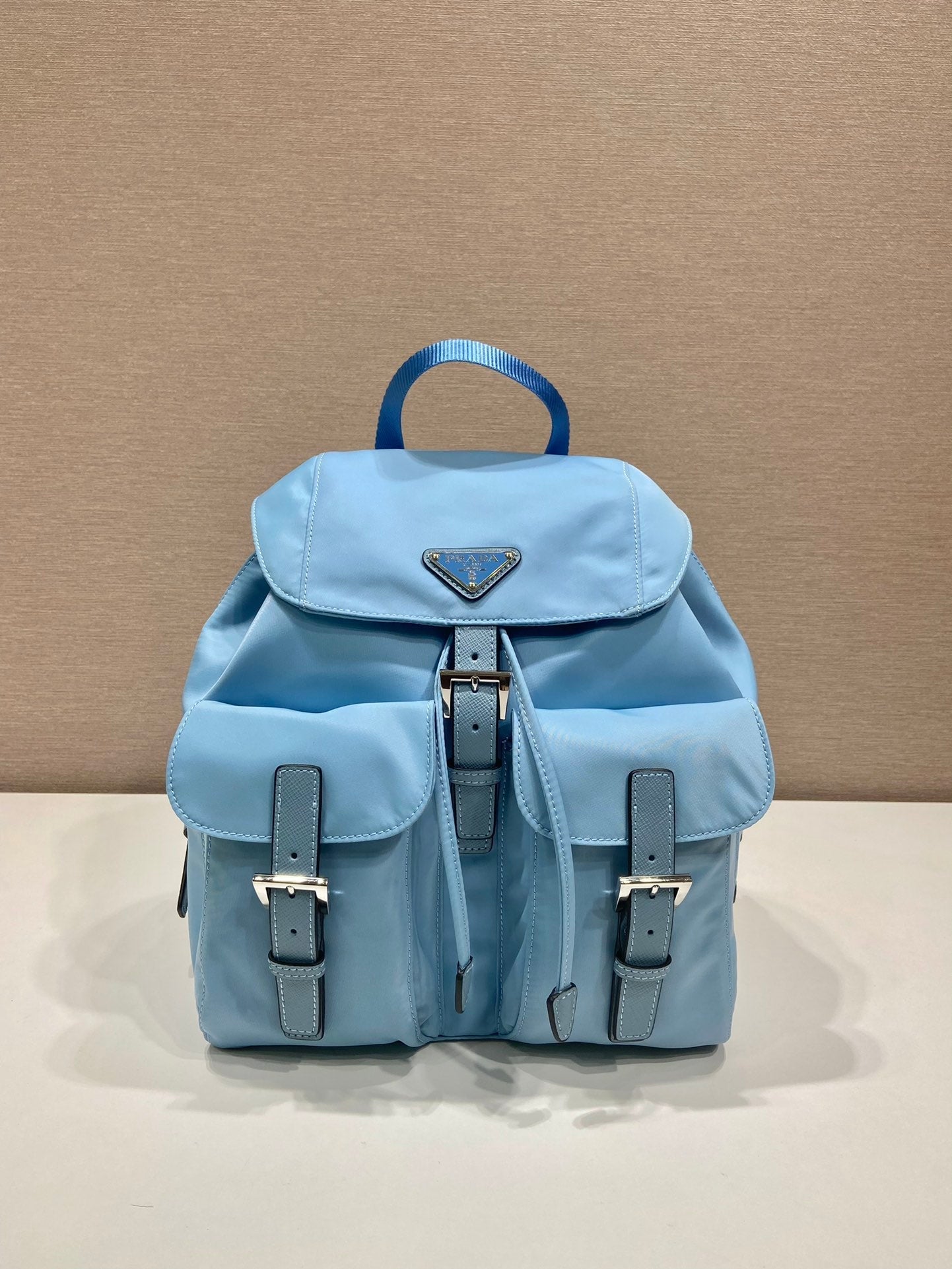 ＰＲＤＡ RE-NYLON BACKPACK LIGHT BLUE