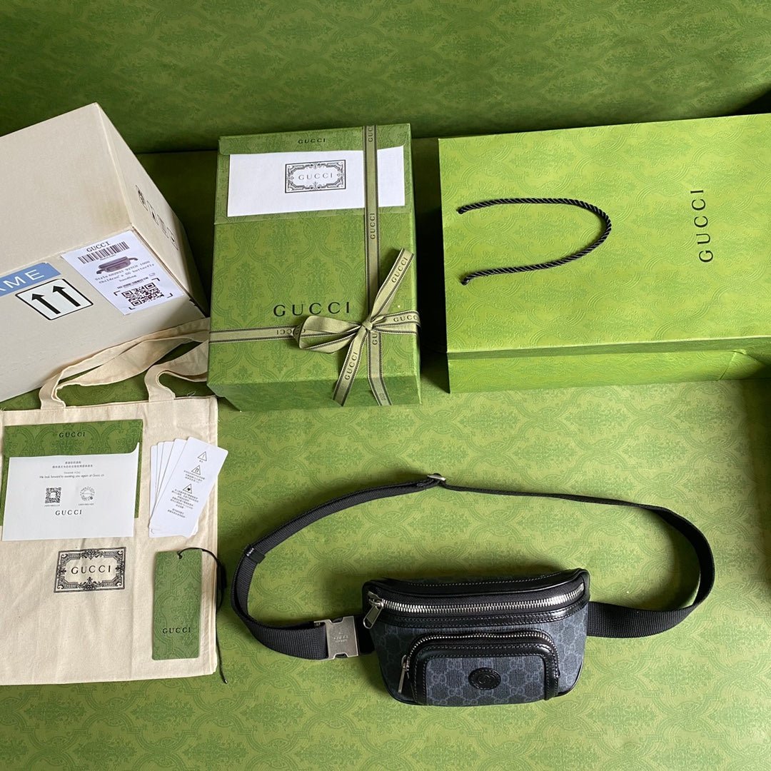 ＧＣＣＩOPHIDIA BELT BAG BLACK