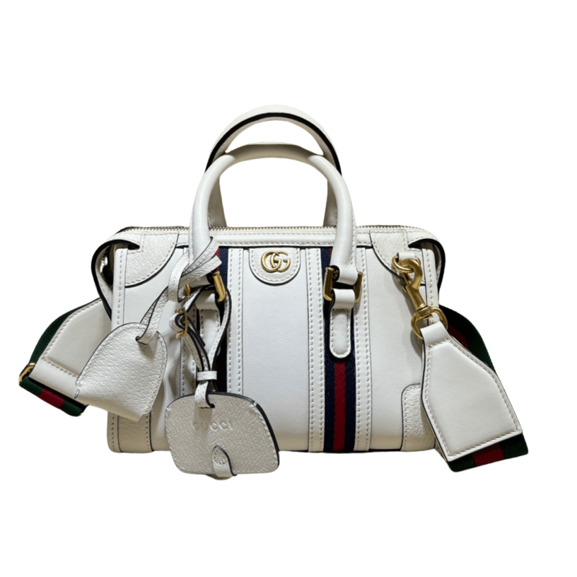 ＧＣＣＩGG SMALL TOP HANDLE BAG WHITE