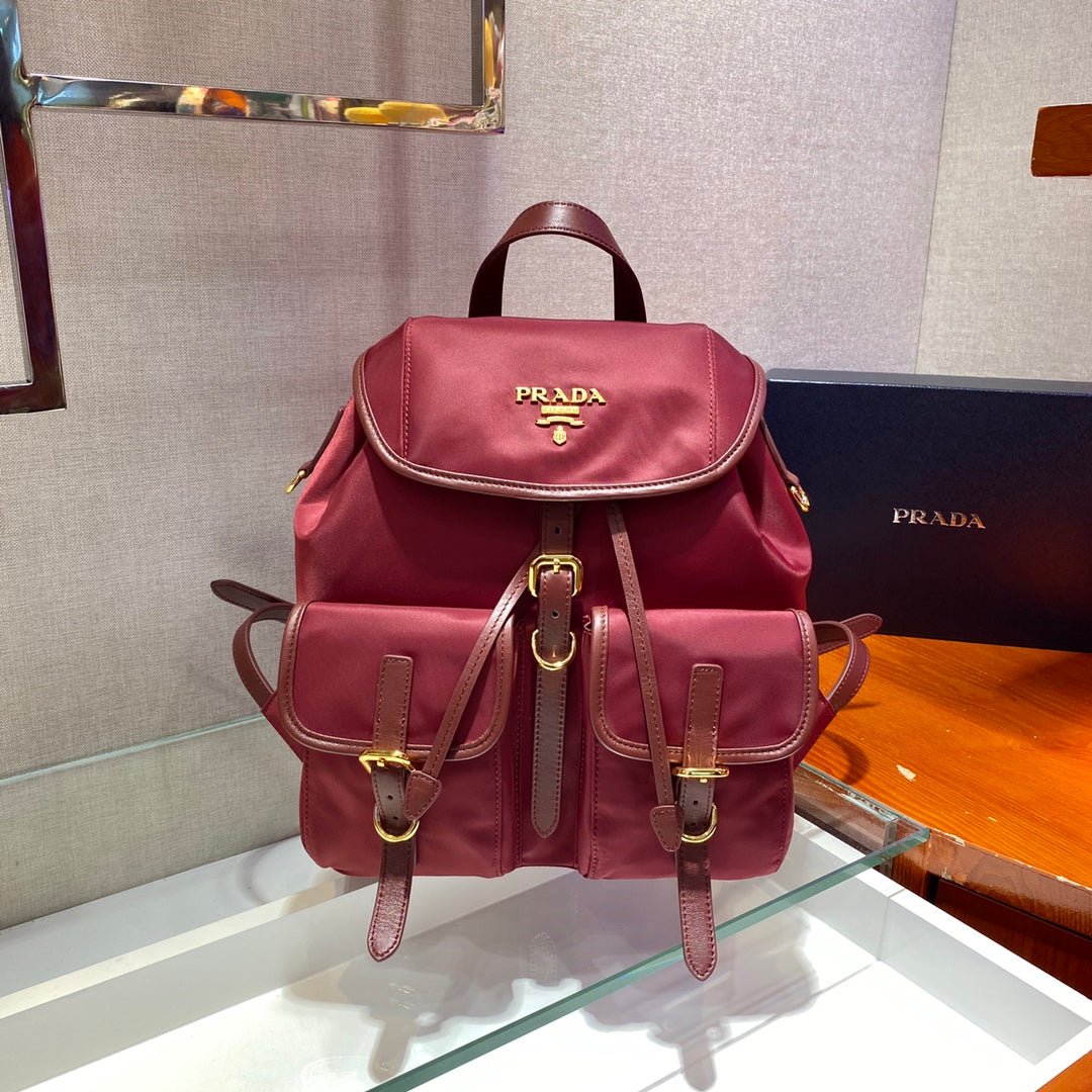 ＰＲＤＡ RE-NYLON BACKPACK BURGUNDY