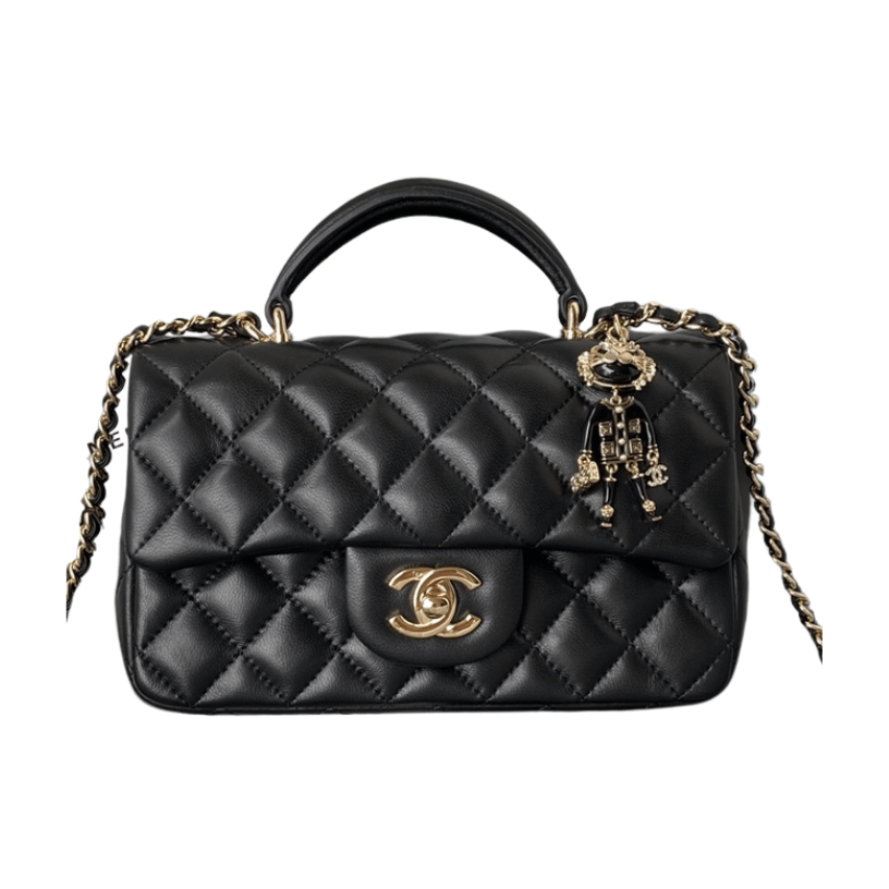 ＣＨＮＥＬMINI FLAP BAG WITH HANDLE