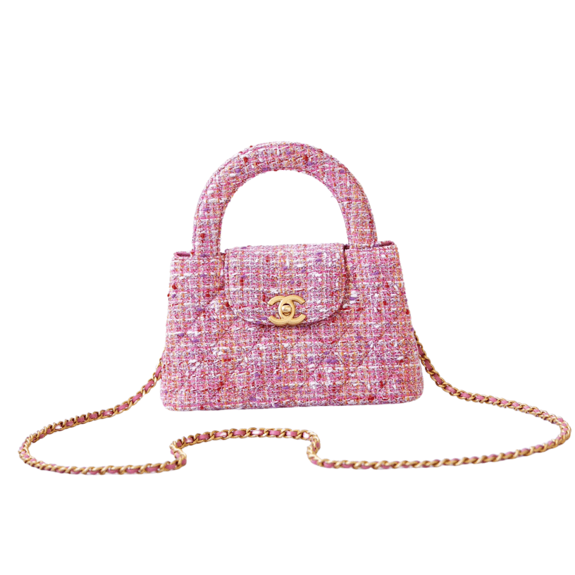 ＣＨＮＥＬMINI KELLY 23K TOP HANDLE PINK