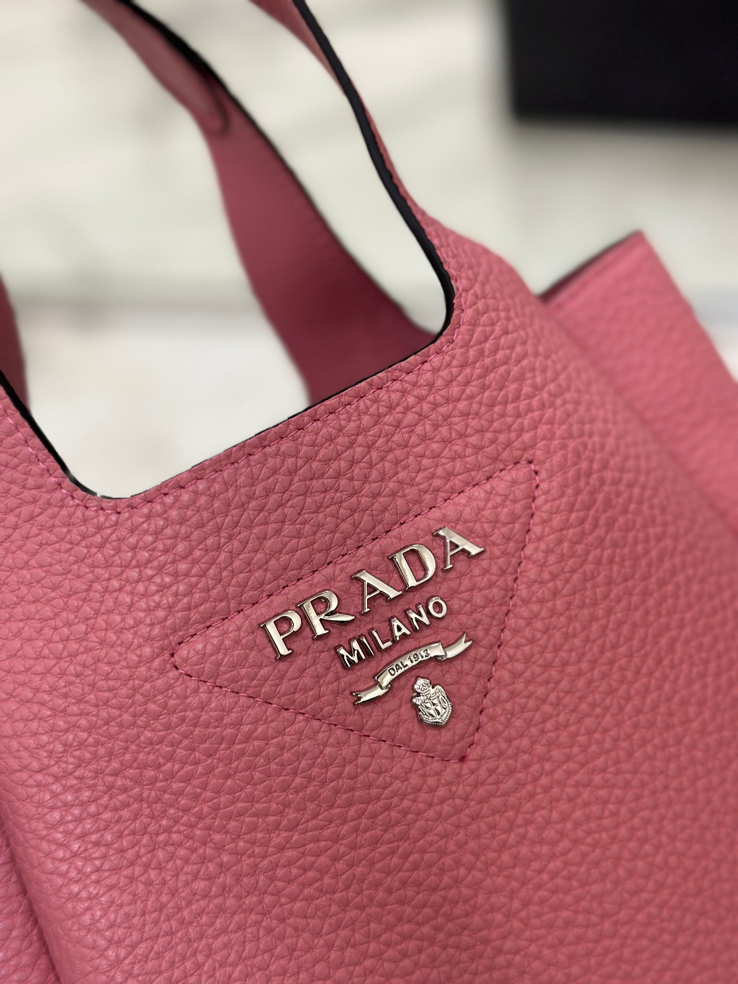 ＰＲＤＡ LEATHER TOTE BAG PINK