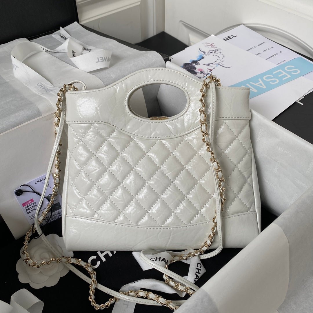 ＣＨＮＥＬ31 MINI SHOPPING BAG WHITE