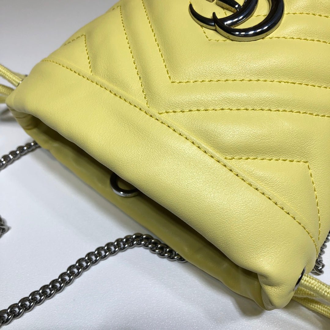 ＧＣＣＩGG MARMONT BUCKET BAG YELLOW