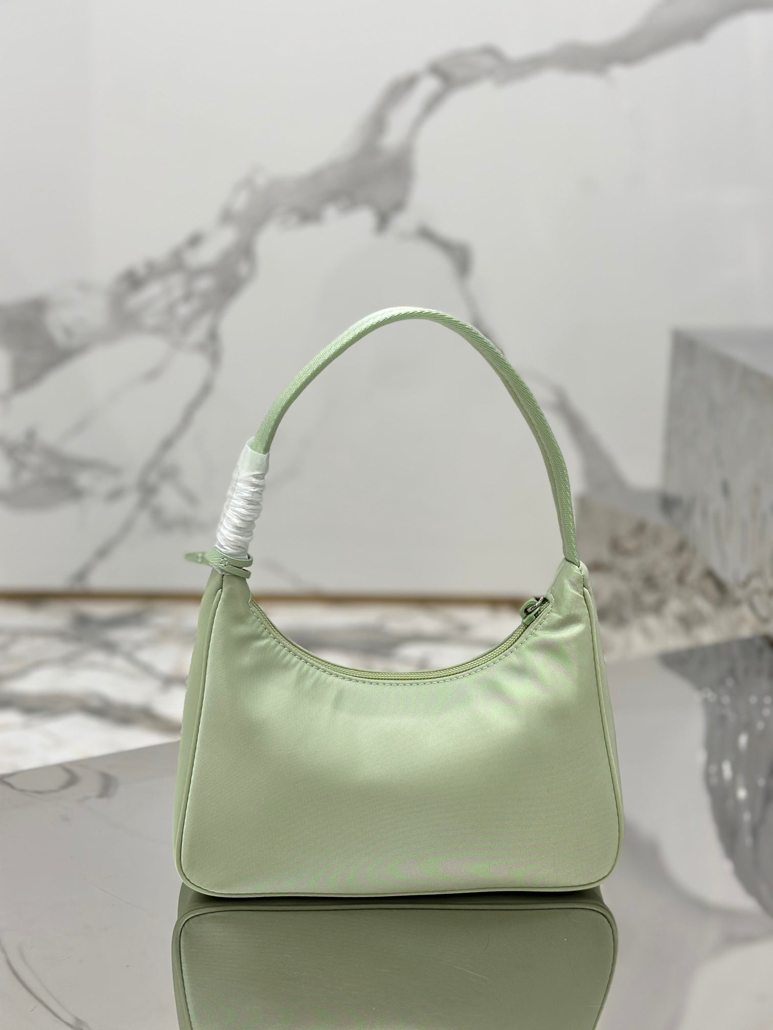 ＰＲＤＡ RE-NYLON PRDA RE-EDITION 2000 MINI-BAG LIGHT GREEN