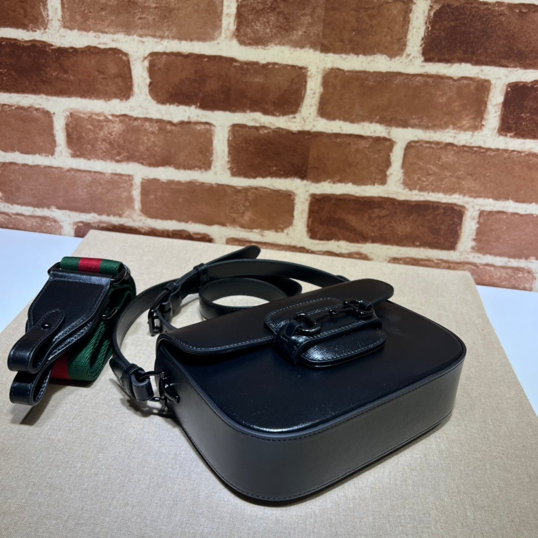 ＧＣＣＩHORSEBIT 1955 SHOULDER SMALL BAG BLACK