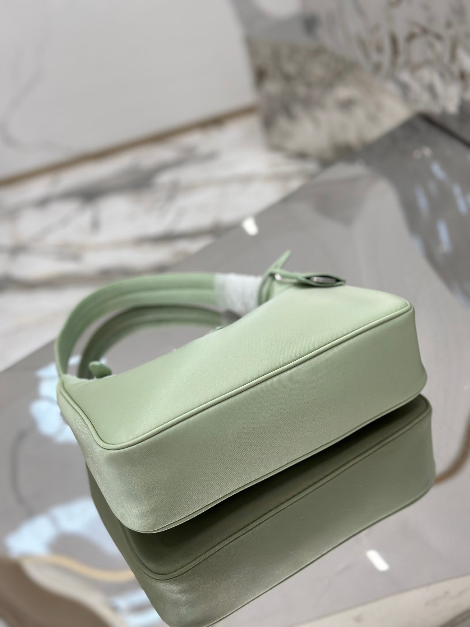 ＰＲＤＡ RE-NYLON PRDA RE-EDITION 2000 MINI-BAG LIGHT GREEN