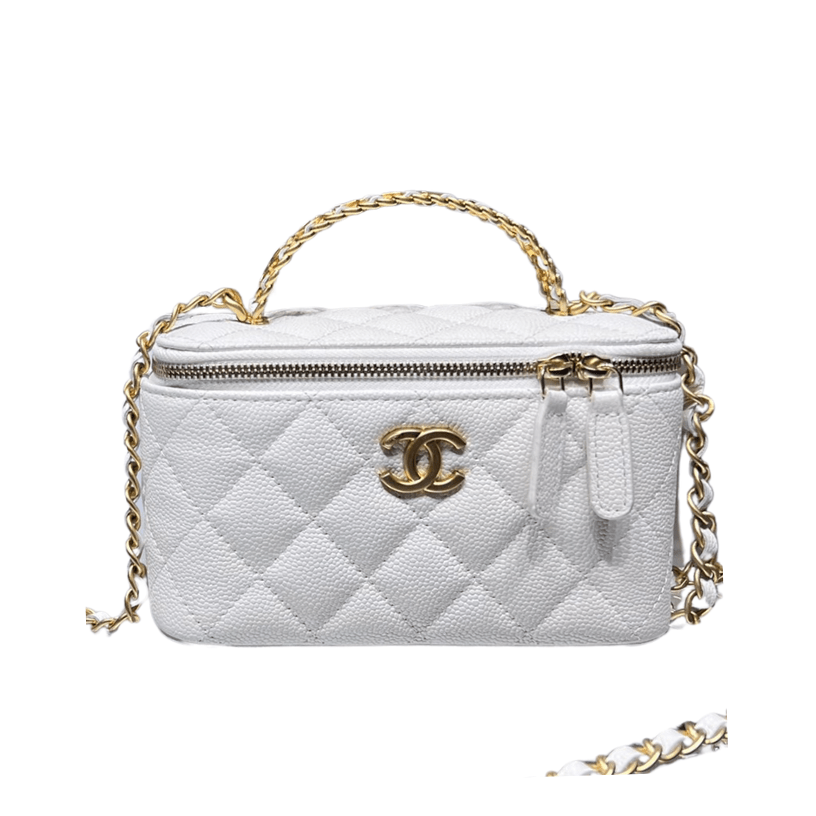 ＣＨＮＥＬCHAIN VANITY CASE WHITE