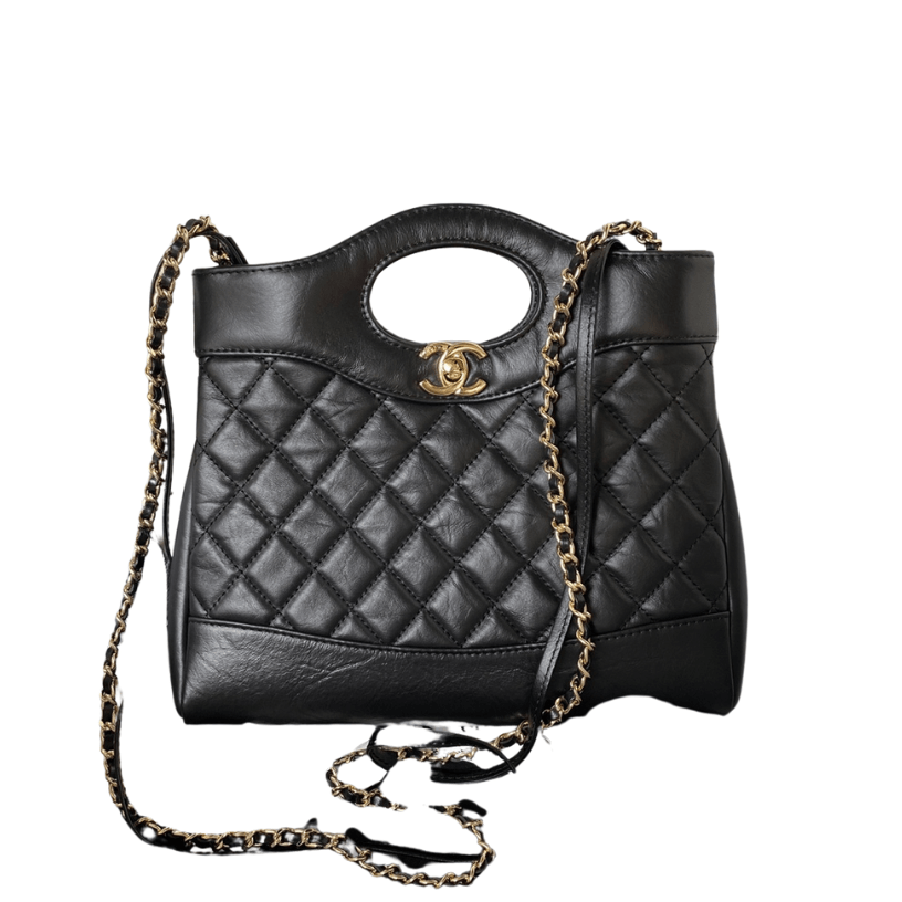 ＣＨＮＥＬ31 MINI SHOPPING BAG BLACK