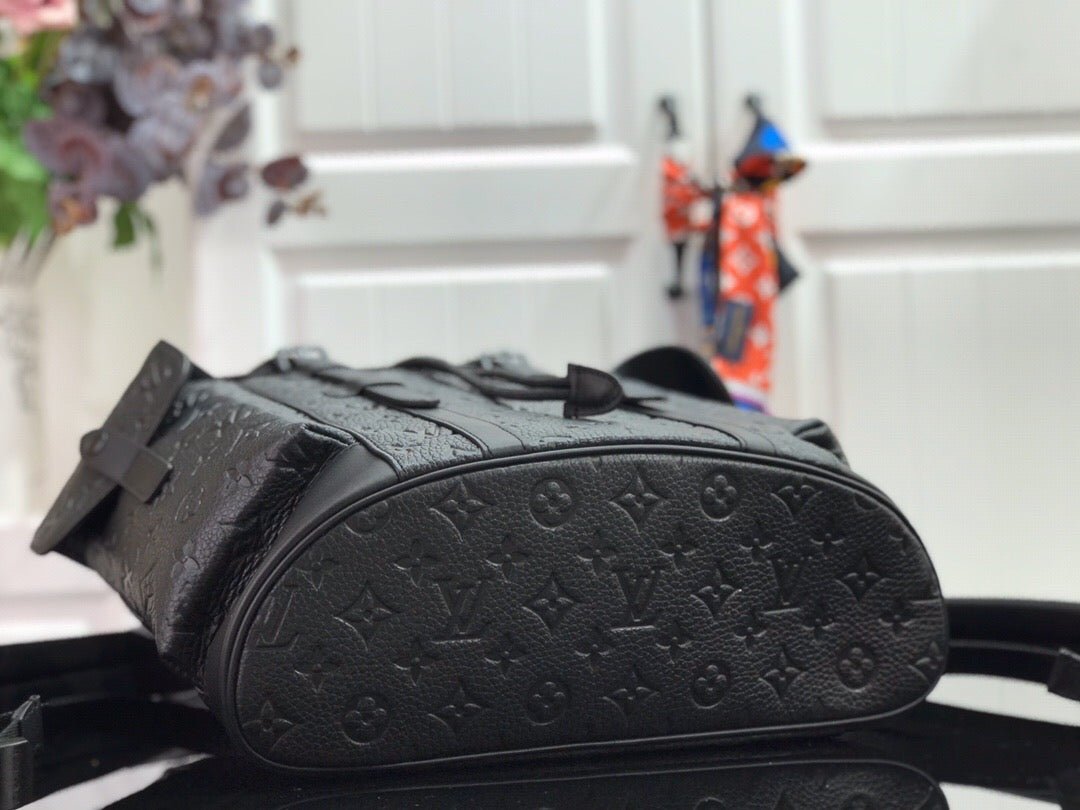 ＬＳ ＶＴＴＯＮ M55699 CHRISTOPHER BACKPACK LEATHER BLACK