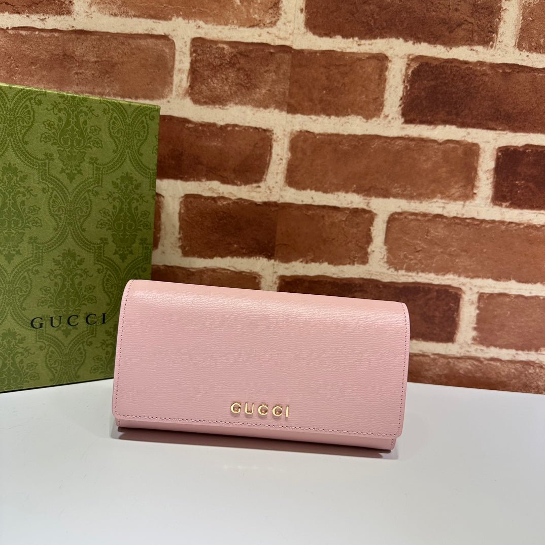 ＧＣＣＩCONTINENTAL WALLET PINK