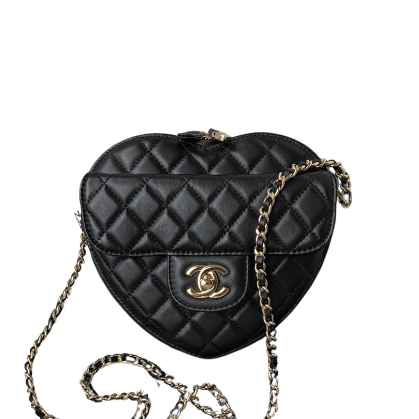 ＣＨＮＥＬHEART BAG  BLACK