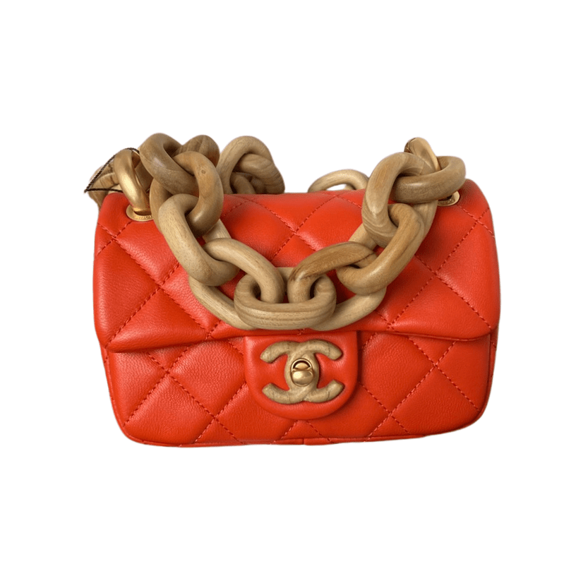 ＣＨＮＥＬ MINI FLAP BAG RED