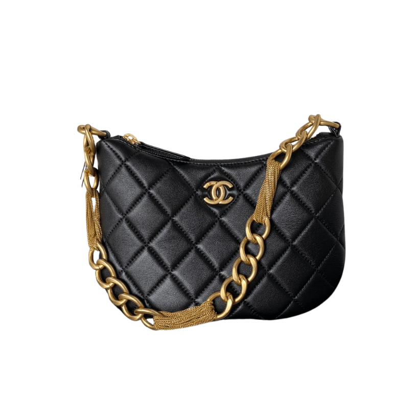 ＣＨＮＥＬHOBO BAG BLACK