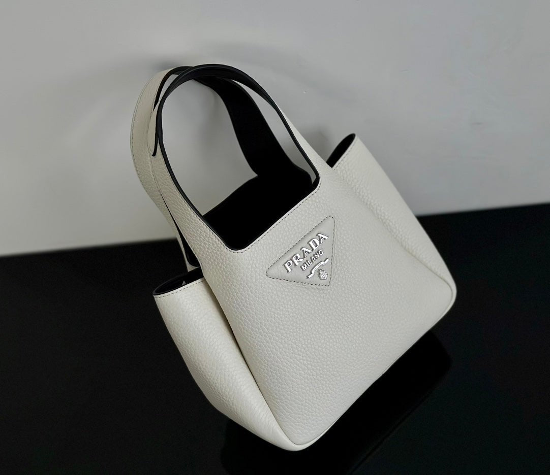 ＰＲＤＡ LEATHER MINI HANDBAG WHITE