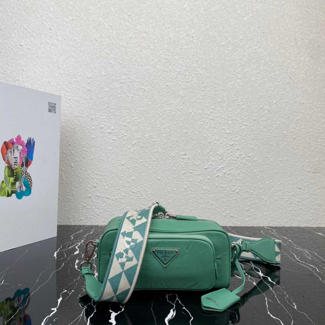 ＰＲＤＡ NAPPA ANTIQUE MULTI-POCKET SHOULDER BAG SAGE GREEN