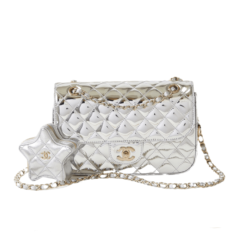 ＣＨＮＥＬCLASSIC FLAP BAG SILVER