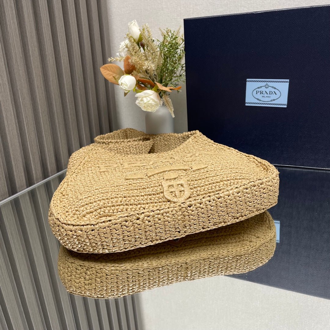 ＰＲＤＡ RAFFIA SHOULDER BAG