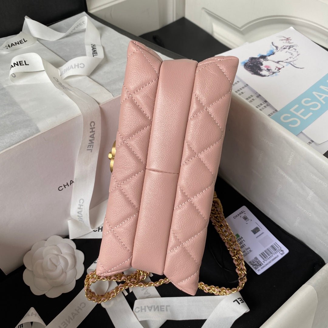 ＣＨＮＥＬSMALL FLAP BAG PINK