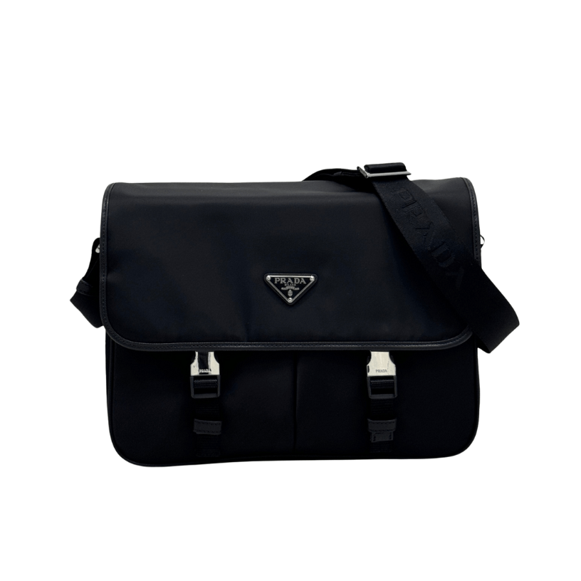 ＰＲＤＡ RE-NYLON AND SAFFIANO LEATHER SHOULDER BAG