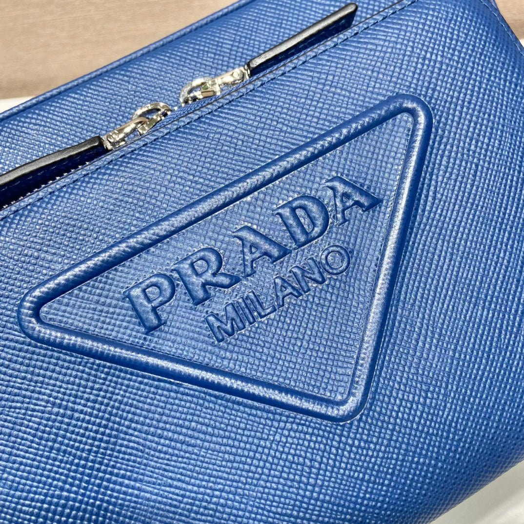 ＰＲＤＡ SAFFIANO LEATHER SHOULDER BAG AIR FORCE BLUE