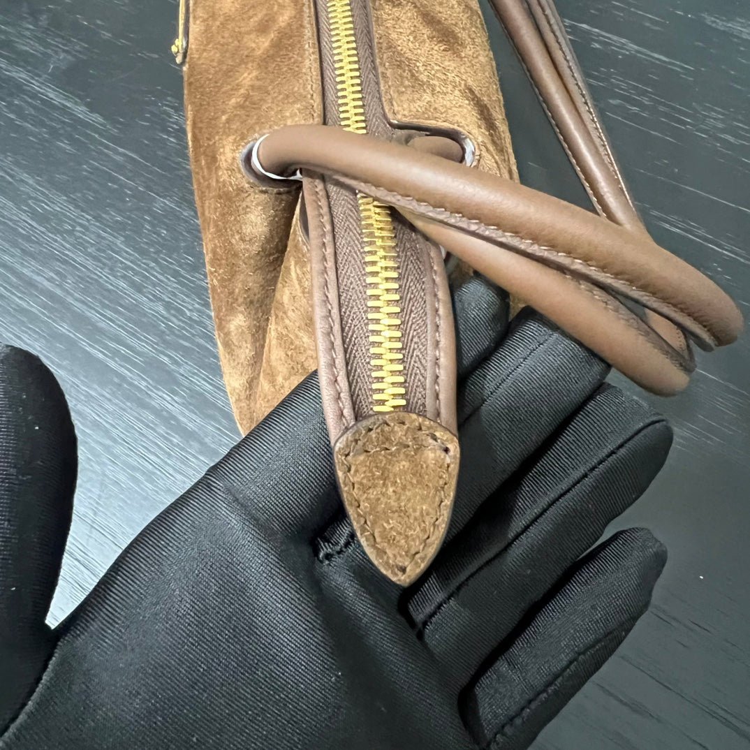 ＰＲＤＡ DARLING MEDIUM SUEDE LEATHER SHOULDER BAG