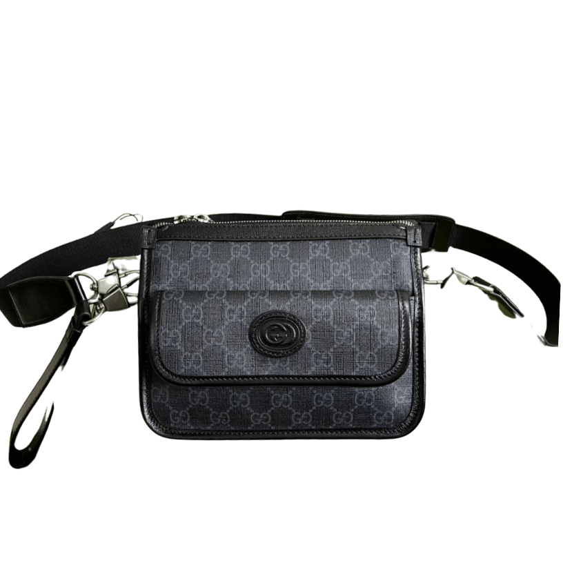 ＧＣＣＩRETRO GG SUPREME MESSENGER BAG BLACK