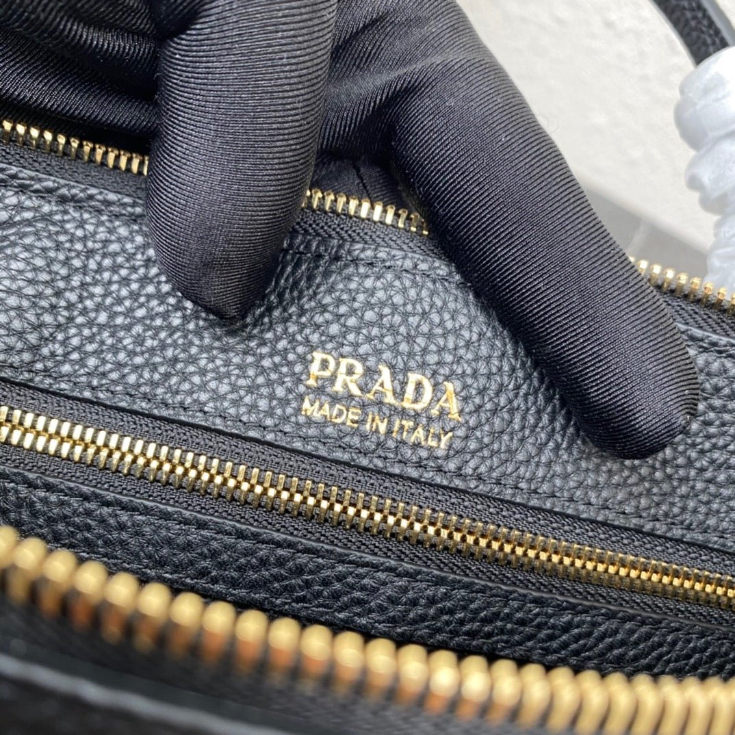 ＰＲＤＡ DAINO LEATHER TOTE BAG BLACK