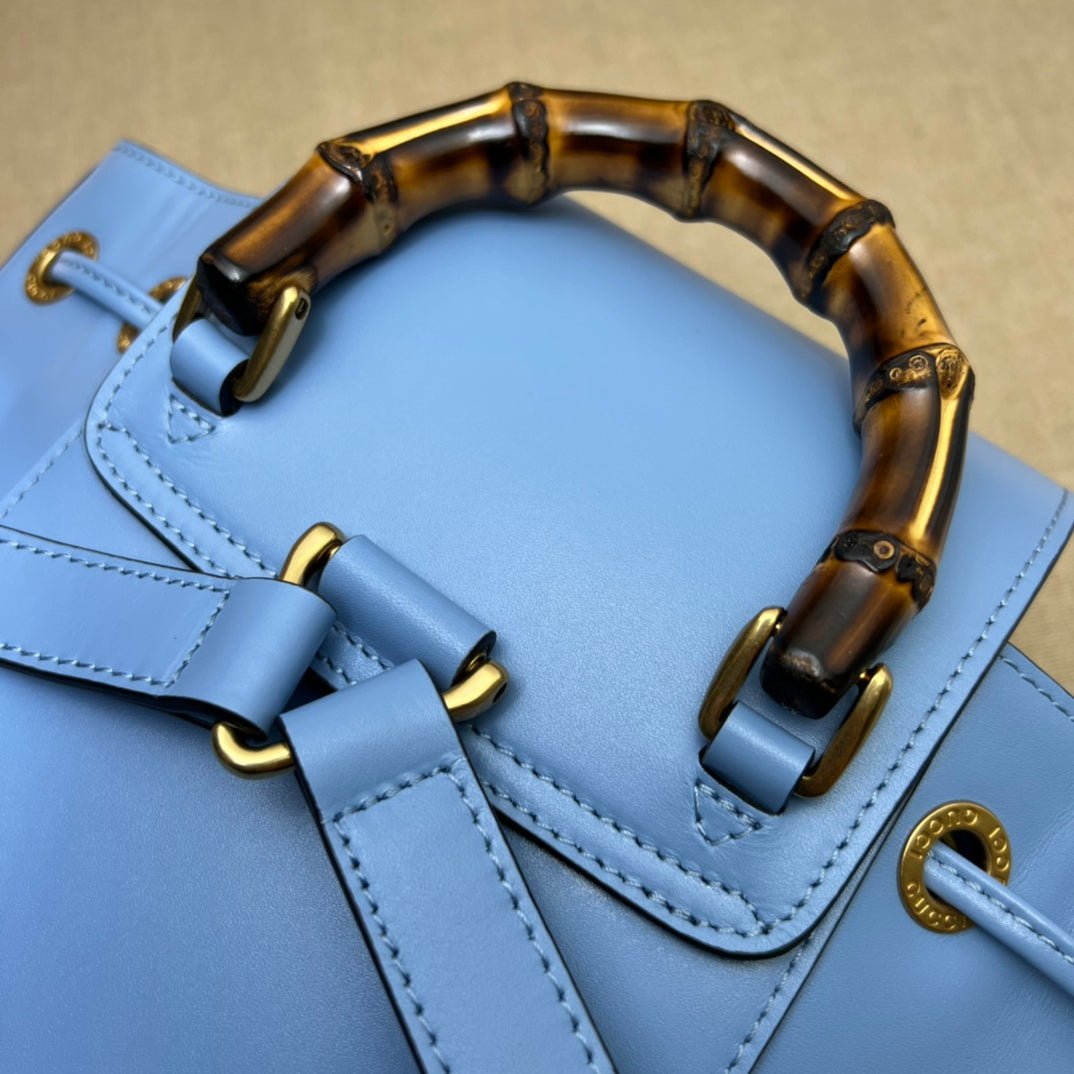 ＧＣＣＩSMALL BAMBOO BACKPACK BLUE
