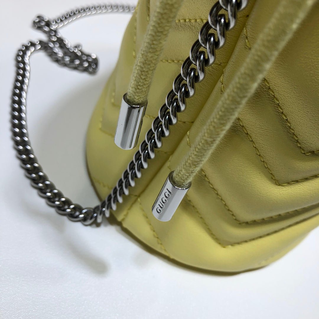 ＧＣＣＩGG MARMONT BUCKET BAG YELLOW
