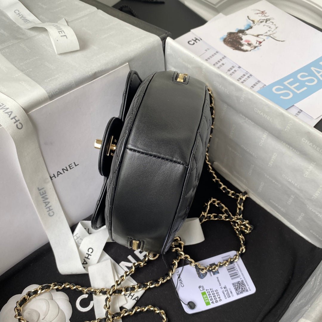 ＣＨＮＥＬHEART BAG  BLACK