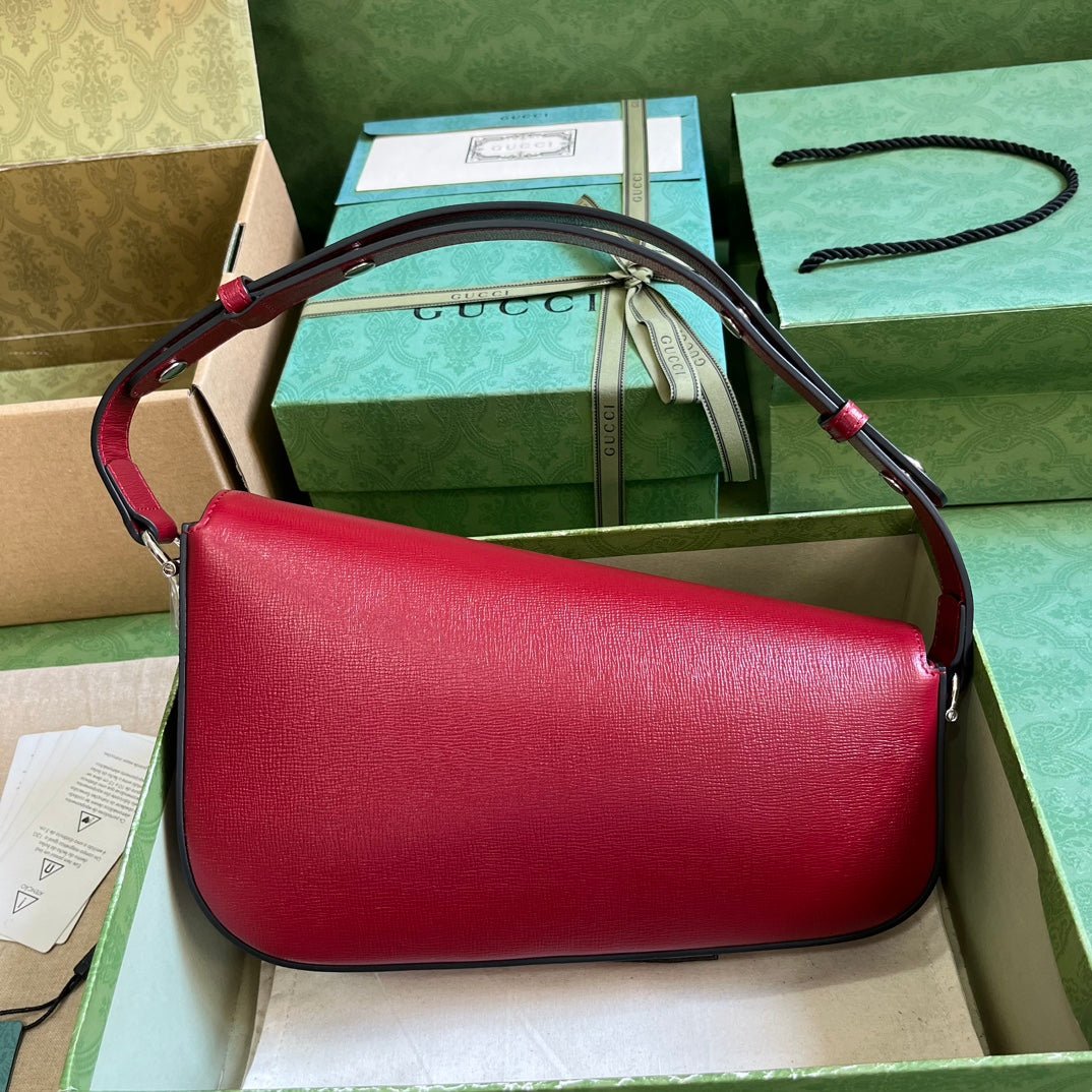 ＧＣＣＩHORSEBIT 1955 SMALL SHOULDER BAG BOLD RED