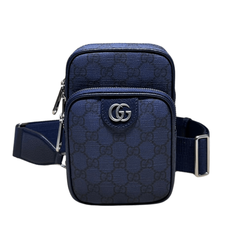 ＧＣＣＩOPHIDIA MINI SHOULDER BAG GG SUPREME NAVY