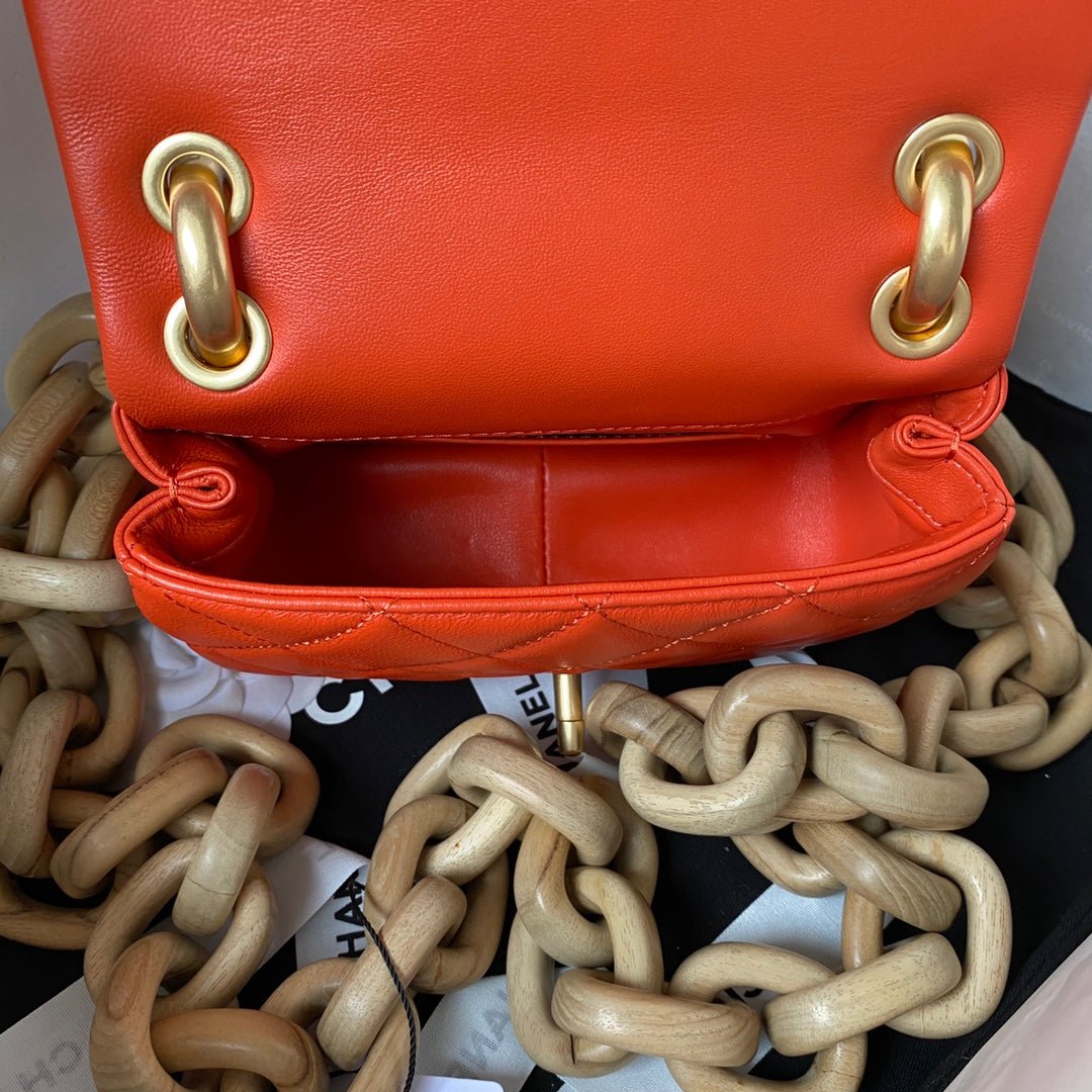 ＣＨＮＥＬ MINI FLAP BAG RED