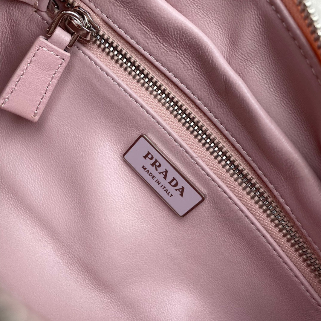 ＰＲＤＡ NAPPA ANTIQUE MULTI-POCKET SHOULDER BAG LIGHT PINK