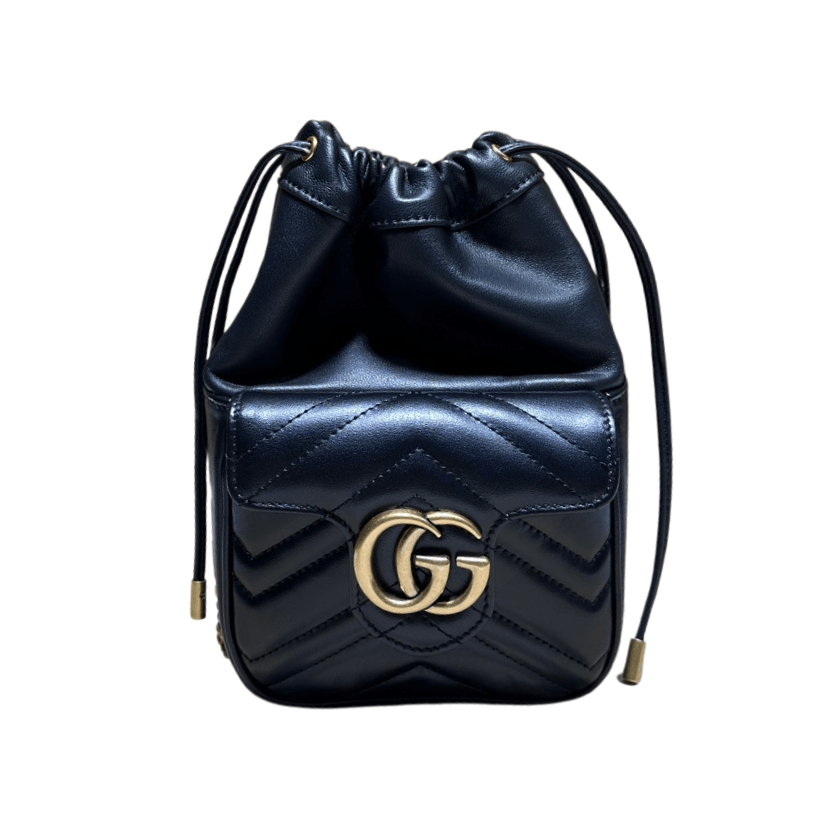 ＧＣＣＩGG MARMONT MINI BUCKET BAG BLACK