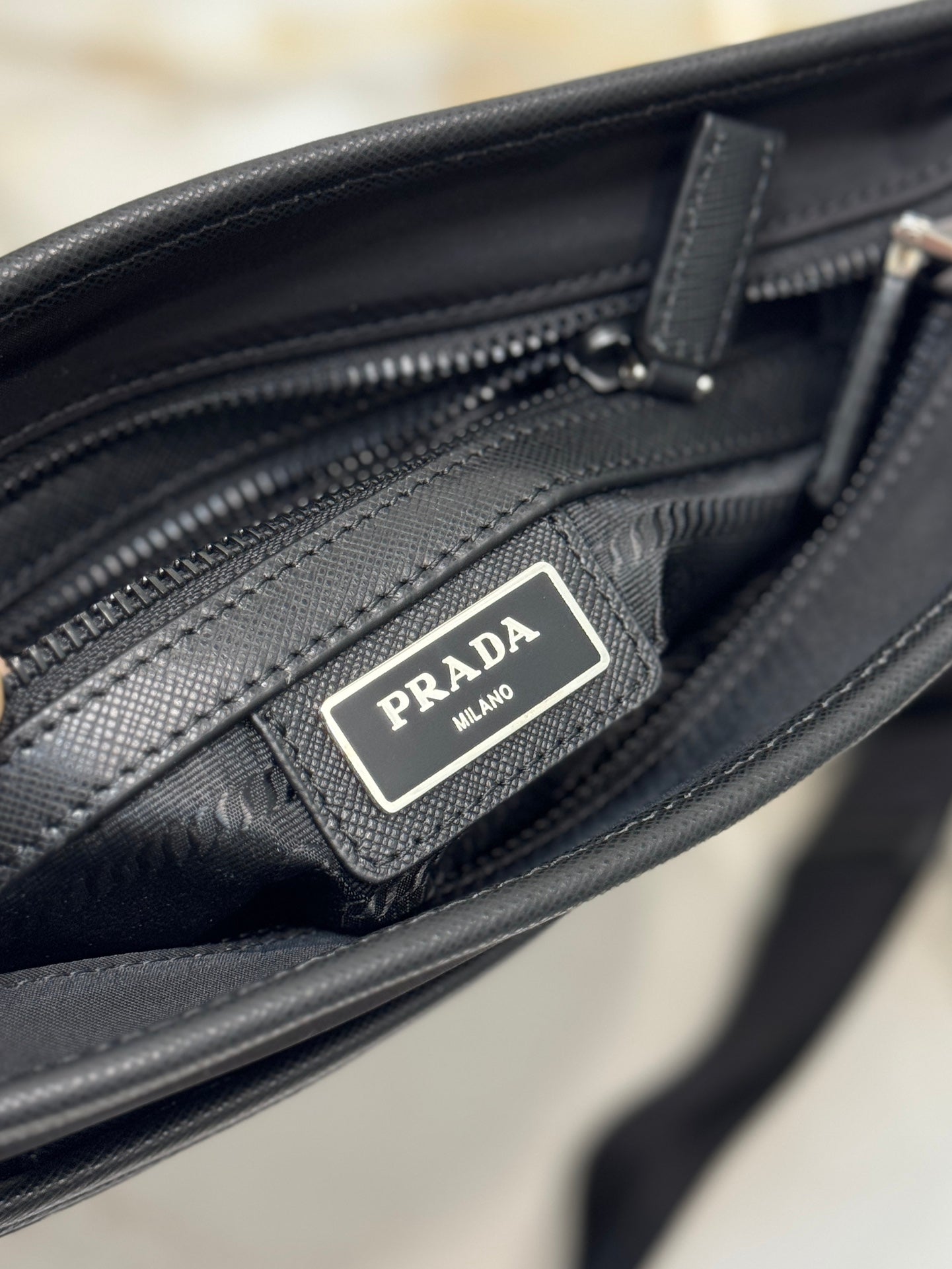 ＰＲＤＡ RE-NYLON AND SAFFIANO LEATHER SHOULDER BAG