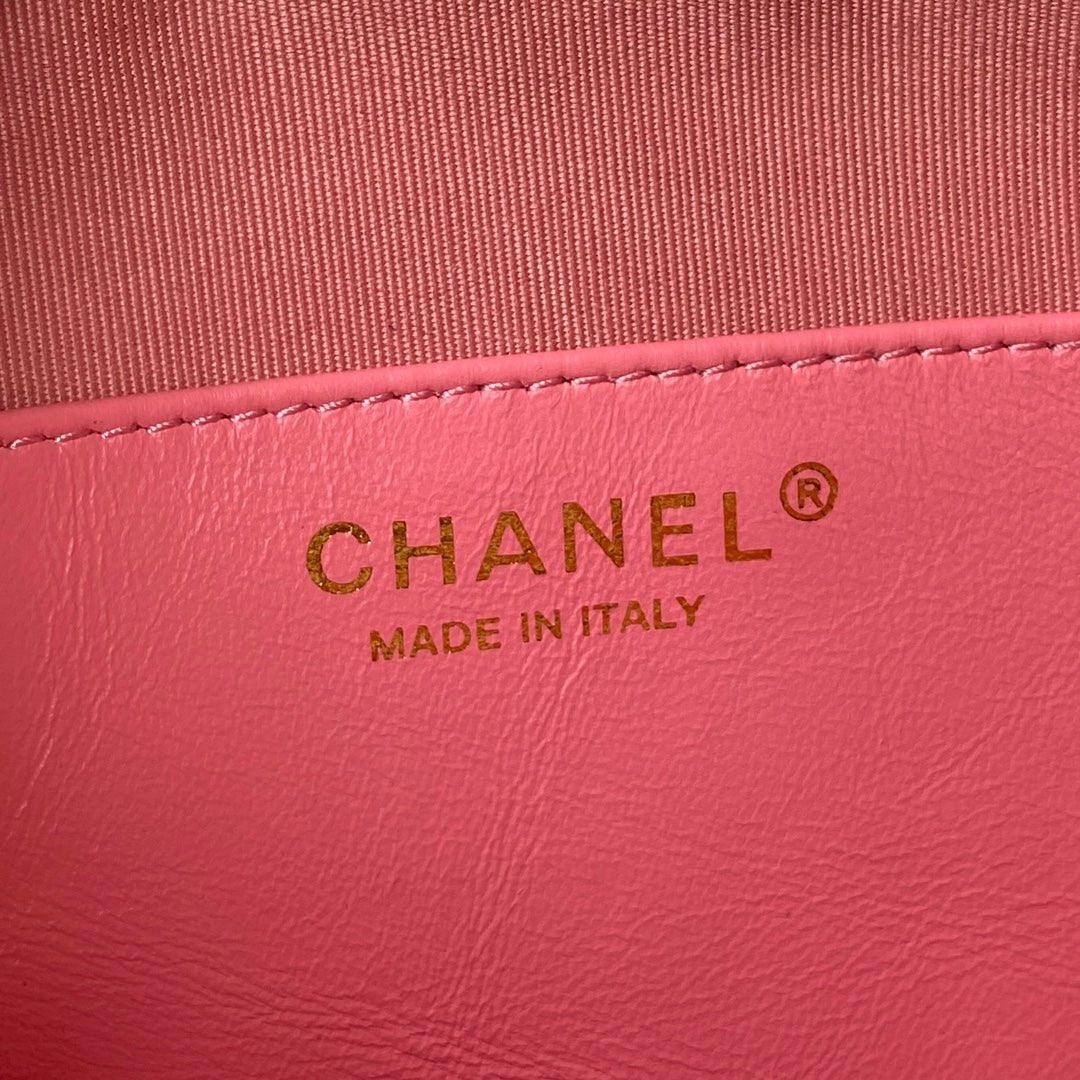 ＣＨＮＥＬHEART BAG CORAL PINK