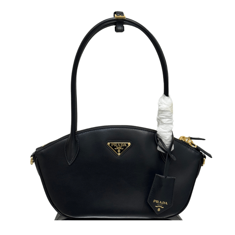 ＰＲＤＡ SMALL LEATHER HANDBAG BLACK
