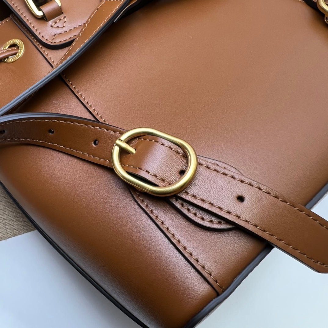 ＧＣＣＩSMALL BAMBOO BACKPACK BROWN