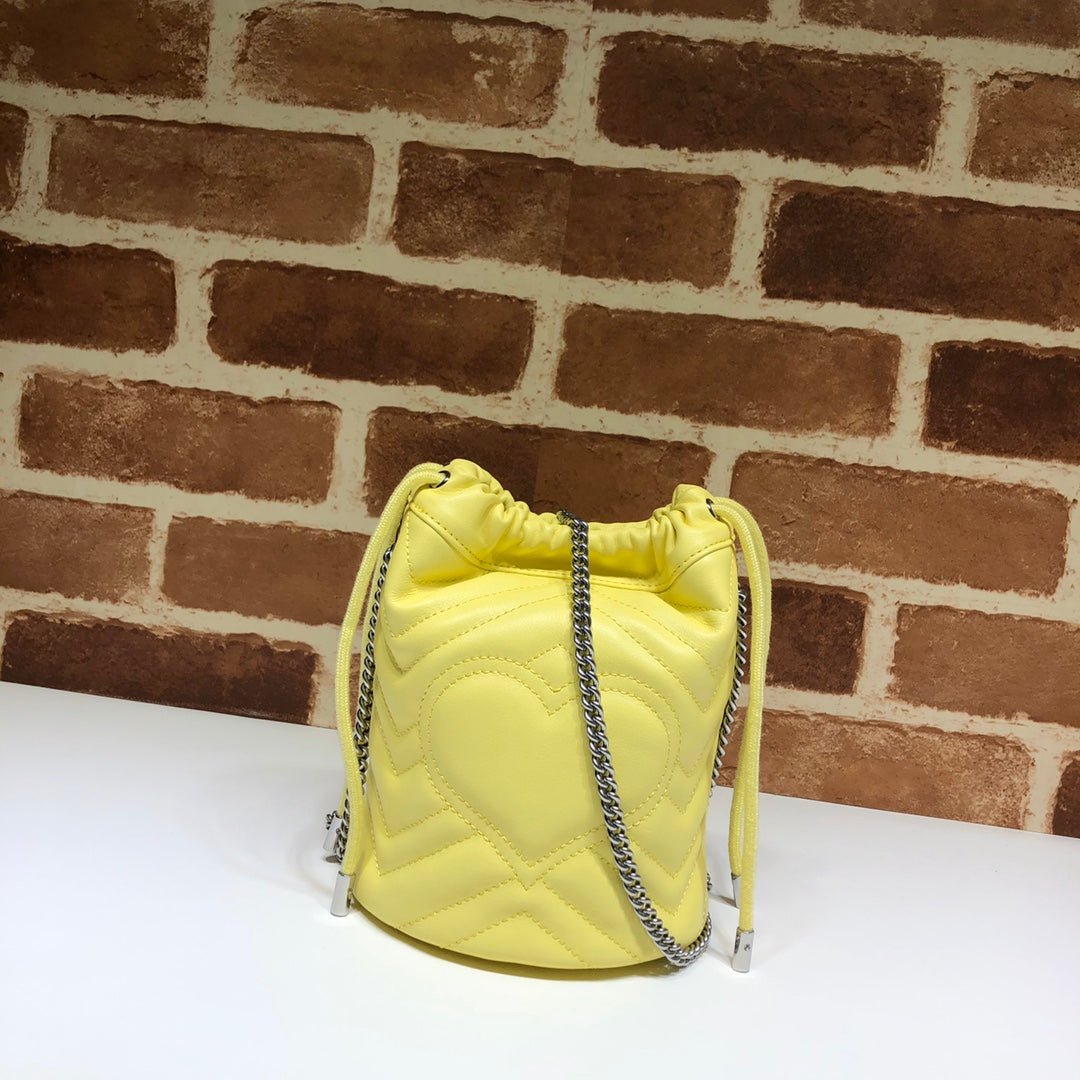 ＧＣＣＩGG MARMONT BUCKET BAG YELLOW