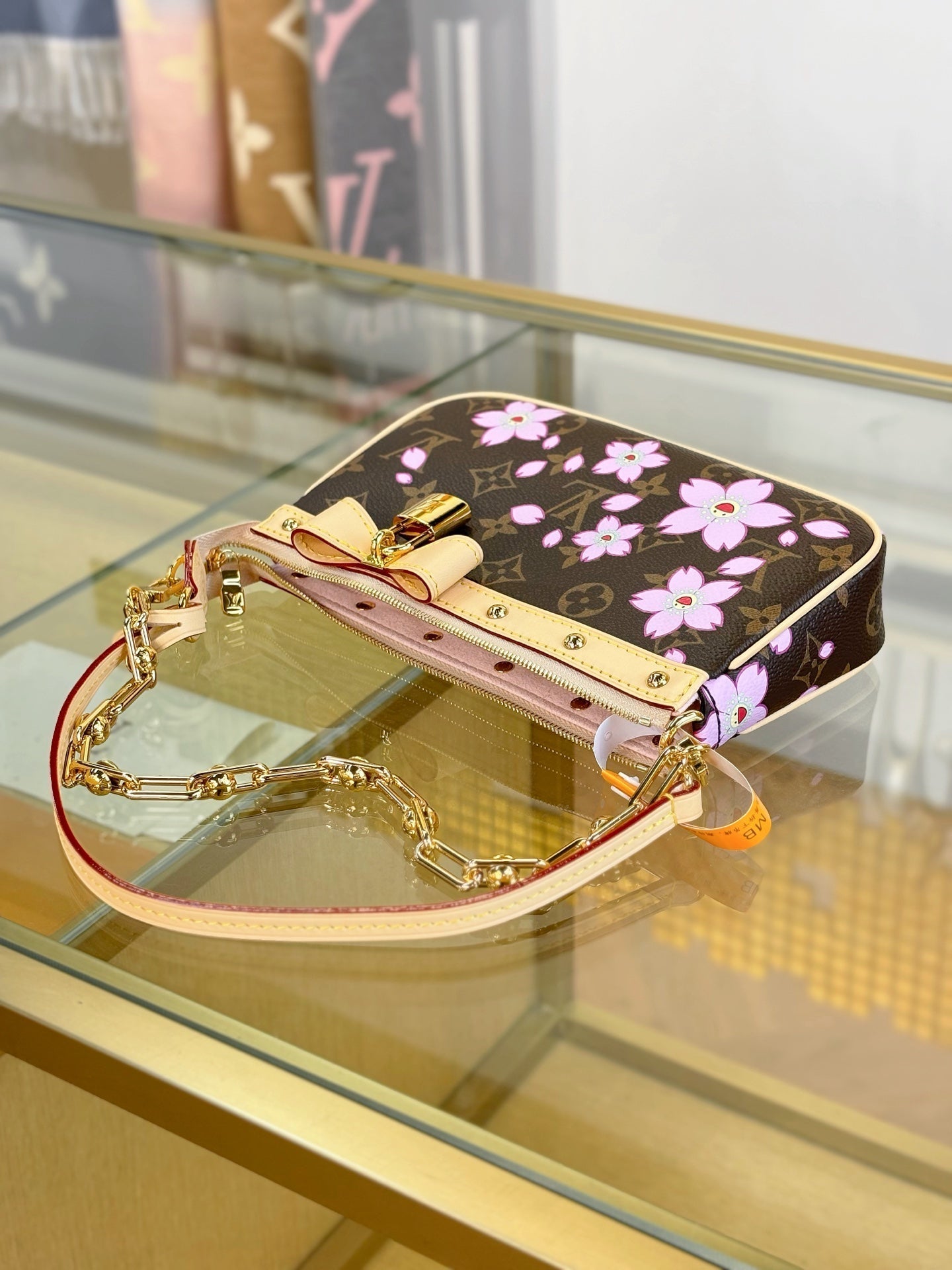 ＬＳ ＶＴＴＯＮ x TM POCHETTE ACCESSOIRES BROWN