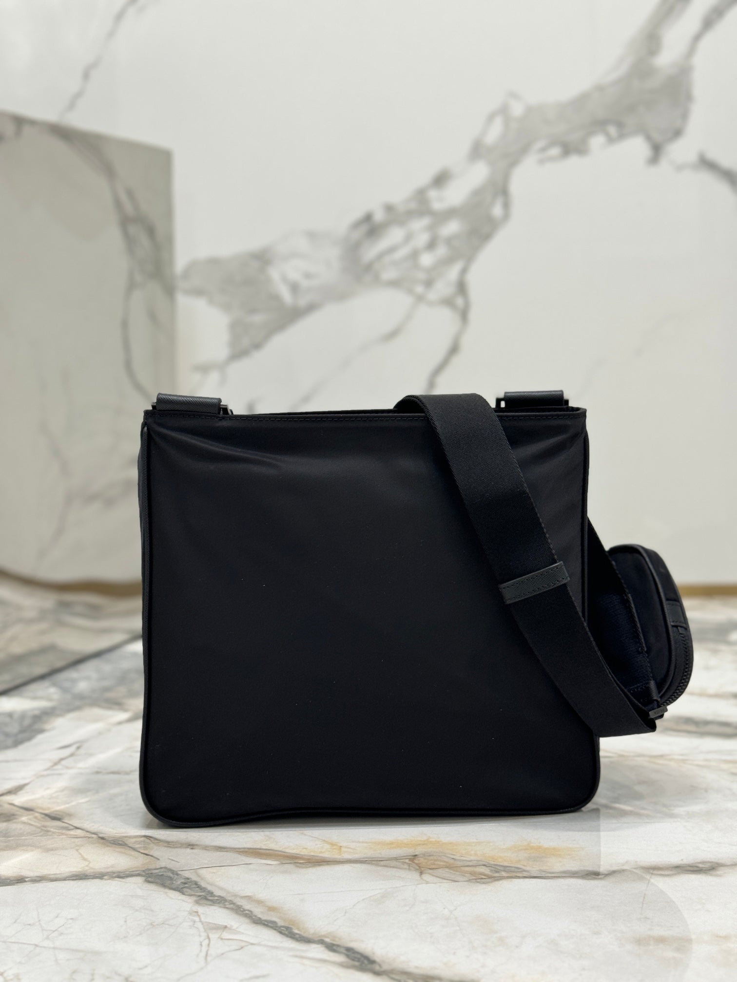 ＰＲＤＡ RE-NYLON AND SAFFIANO LEATHER SHOULDER BAG