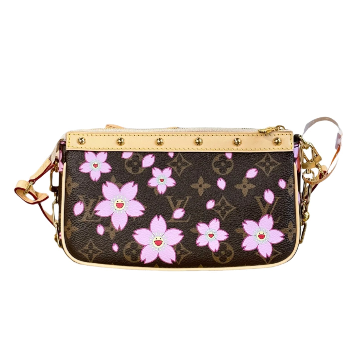 ＬＳ ＶＴＴＯＮ x TM POCHETTE ACCESSOIRES BROWN