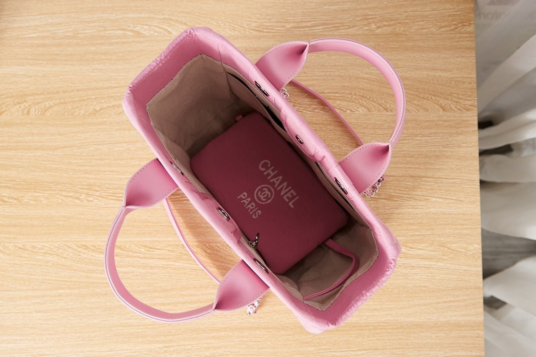 ＣＨＮＥＬSMALL DEAUVILLE SHOPPING BAG