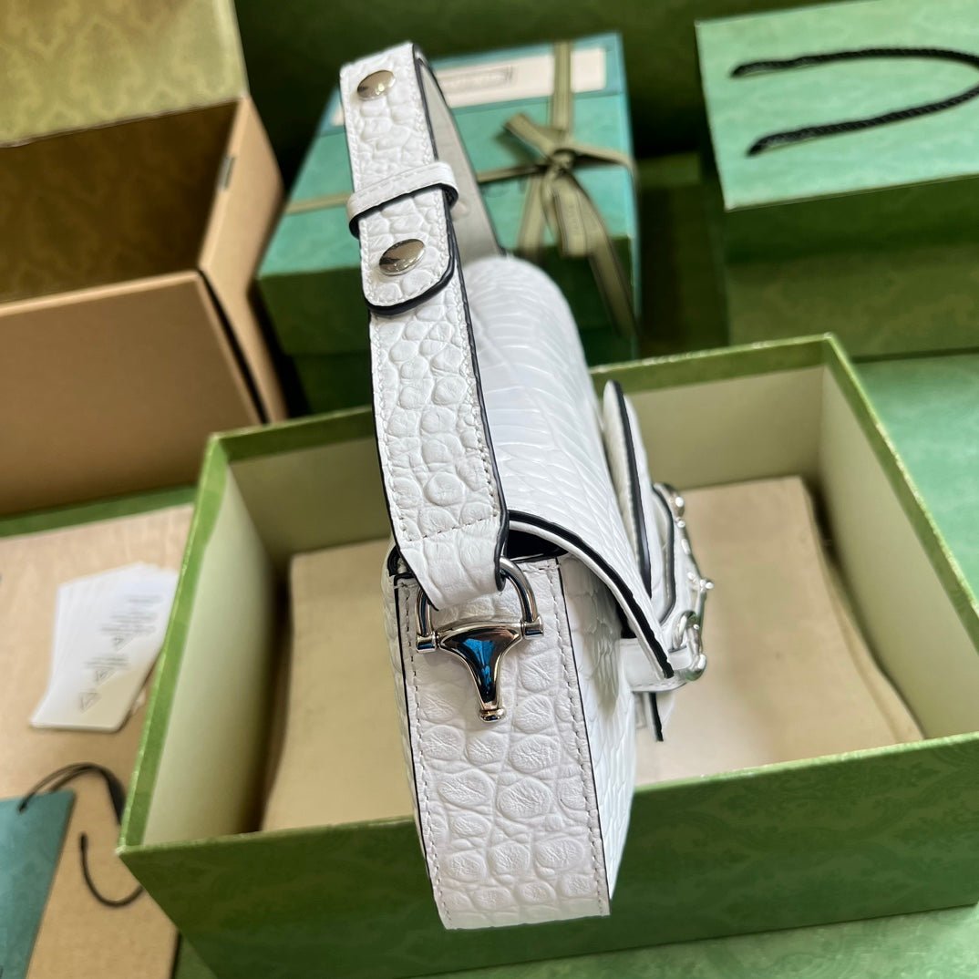 ＧＣＣＩHORSEBIT 1955 SMALL SHOULDER BAG WHITE